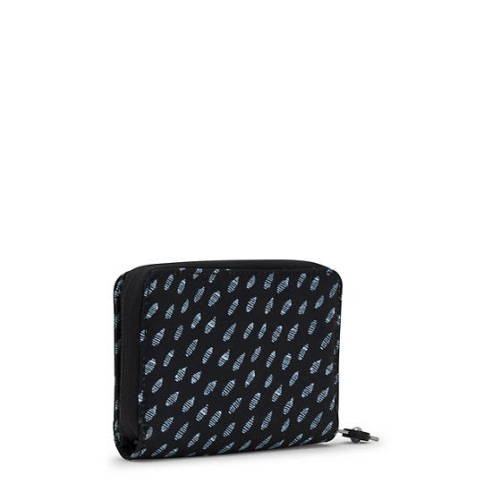 Kipling Money Love Printed Small Wallet Portefeuille Zwart | BE 2208MQ